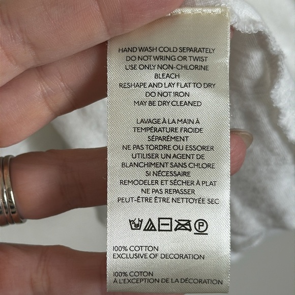 NWT Free People Kayla Lace Trim Tank Ivory Size Large - Picture 6 of 7